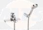 Roca  Targa deck-mounted bath-shower mixer with handset, hose and bracket A5A1860C00