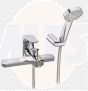 Roca  Atlas deck-mounted bath-shower mixer with handset, hose and bracket A5A1890C00