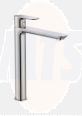 Roca Cala extended height smooth body basin mixer 3/8
