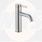 Roca  Basin mixer smooth body with click clack waste, Cold Start C0 Chrome A5A3A9EC00