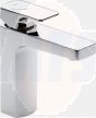 Roca  L90 basin mixer with smooth body and press down waste 3/8