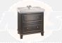 Roca  Carmen Vanity 800mm base unit with 2 soft-close drawers - anthracite satin  A857135417