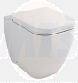 Cooke & Lewis Affini White Close-coupled Toilet with Soft close seat 5397007210316