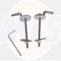 Roca  Seat Hinge Kit for Debba Round Hinges  AI0020500R