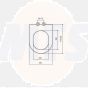 Aloni Toilet Luxury Seat Soft Close Soft Close Toilet Seat Duroplat White AL0402