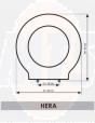 Althea Hera Toilet Seat & Cover 31050 Standard close 1
