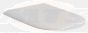 Azzurra Thin 56 Toilet seat and Cover with fittings Standard Close THI1856
