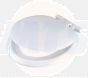 Celmac Sonata toilet seat with cover and hinges White/Brushed Chrome Plated