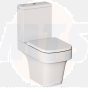 B&Q Cooke and Lewis Caldro Close-Coupled Toilet Seat and Cover Only Soft Close