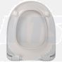 Bathstore Denver Economy Soft Close Toilet Seat 558653 white 4016959187019