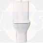 Bathstore Scene V19 Standard close toilet seat and cover with fittings 558655 white 4016959180164
