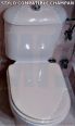BELLAVISTA STYLO ORIGINAL TOILET SEAT WITH HINGES WHITE WRAP OVER STANDARD CLOSE 