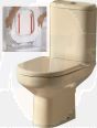 BELLAVISTA STYLO PERGAMON TOILET SEAT STANDARD CLOSE 5142322 / 8426057071268