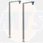 Twyford Legs and stays for sink, 455 x 380 x 200mm FC1211WH SR3046XX