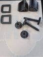 Black Celmac Plastic Seat Hinges