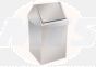 BOCCHI Swing Lid Trash Can  36 lt  Matte - Stainless Steel 3900-0135