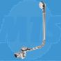 McAlpine BRASSTRAP-25-CP Bath Trap Waste & O/flow