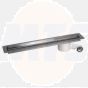 McAlpine CD800-O-B Channel Drain (brushed slim)