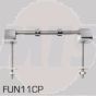Celmac Bottom Fix Chrome Toilet Seat Hinges FUN11CP