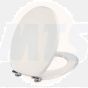 Celmac 20719569 Woody Lux Slow Close Seat & Cover White