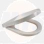 Celmac 20721512 Disco D shaped Seat and Cover White