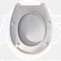 Cersanit Arteco Polypropylene Rounded Toilet Seat With Standard Closure K667-011-White