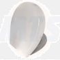 Cersanit Arteco Polypropylene Rounded Toilet Seat With Standard Closure K667-011-White