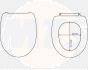 CERSANIT DELFI TOILET SEAT 