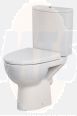 Cersanit Parva duraplast Soft Close Toilet Seat and cover with fittings easy release K98-0053, compatible wth Toilet Seat Hinges for Cersanit Arteco / Carina / Facile / Parva, universal duroplast, slow-moving, easy detachable K99-0089