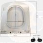 Cersanit Pure toilet seat and cover soft-close with Fixings  duroplast K98-0102 / K98-0083-White