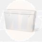 Wirquin Macdee Elan Low Exposed Auto Cistern 4.5 Litres CFE09WH