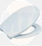 Standard Universal Duraplast Toilet Seat and Cover 