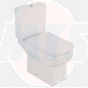COOKE & LEWIS B&Q  FABIAN CLOSE-COUPLED TOILET WITH SOFT CLOSE SEAT