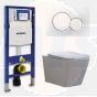 Geberit UP 320 Toilet set - Built-in WC Wall-hung toilet - Alexandria Flatline Sigma-01 Matt White DC3691