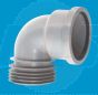 McAlpine DC90-GR Gry 90 Deg Bend Con 4in/100mm{10