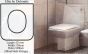 DOLOMITE  EBLA TOILET SEAT AND COVER