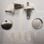 Duravit Darling New Soft-Close Toilet Seat Hinge Set 0061621000