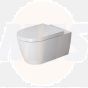 Duravit ME by Starck Toilet seat and cover with Fittings  soft Close 0020190000
