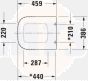 Duravit P3 Comforts toilet seat 0020390000