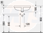 Duravit Starck 3 490mm Under Counter Basin 305490000 new