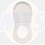 Duravit Starck 3 Big Soft Close Toilet Seat & Cover White 0067790000  White High Gloss Stainless steel Hinges  Elongated, Wrap over 431x442 mm	