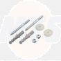 Ideal Standard  Basin fixing set  with 12cm rag bolts for solid walls  E015767