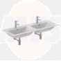 Ideal Standard Spares Concept Air 124cm Double Vanity basin - one taphole -E075101