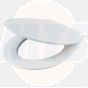ARMITAGE SHANKS SANDRINGHAM S21 STANDARD CLOSING TOILET SEAT PLASTIC WHITE E131901