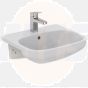 Ideal Standard  Ideal Standard i.life A 50cm semi-countertop washbasin, 1 taphole   E246701