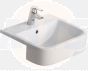 Ideal Standard  Concept Cube 50cm semi countertop basin - one taphole  E310201