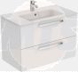 Ideal Standard  Tempo 800mm wall hung vanity basin unit with 2 drawers - Gloss White  E3242WG