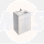 Ideal Standard  Tempo 600mm floorstanding vanity basin unit with 2 doors - Gloss White  E3244WG
