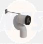 Galassia Elbow pipe for floor drain adjustable from 6 cms to 10 cms 9064