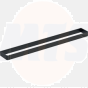 Geberit towel rail for bathroom furniture: B=42.4cm, H=1.9cm, T=4.9cm, lava / matt powder-coated  502.328.JK.1
